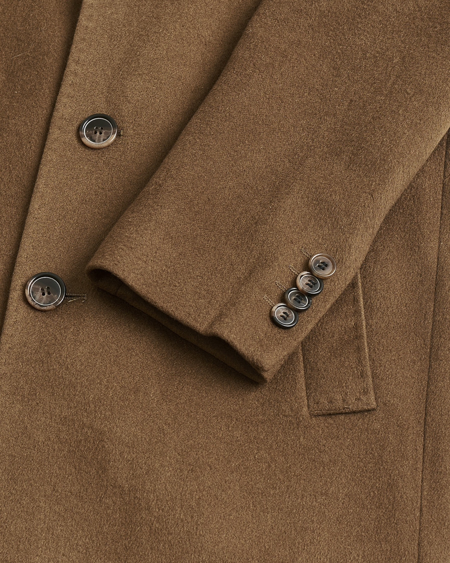 Men | Pre-owned Coats & Jackets | Pre-owned | Sand Copenhagen Cashmere Blend Coat Brown 48