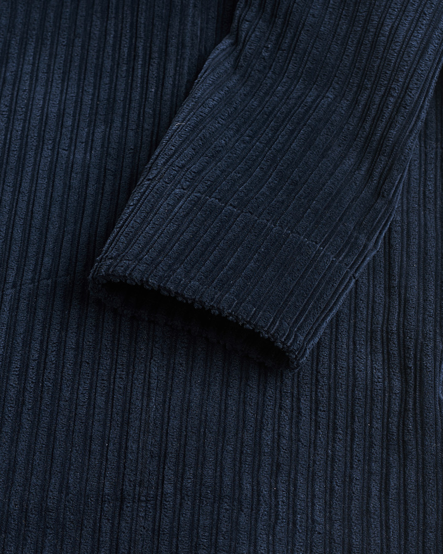 Men | Pre-owned Shirts | Pre-owned | The Gigi Corduroy Overshirt Navy 48