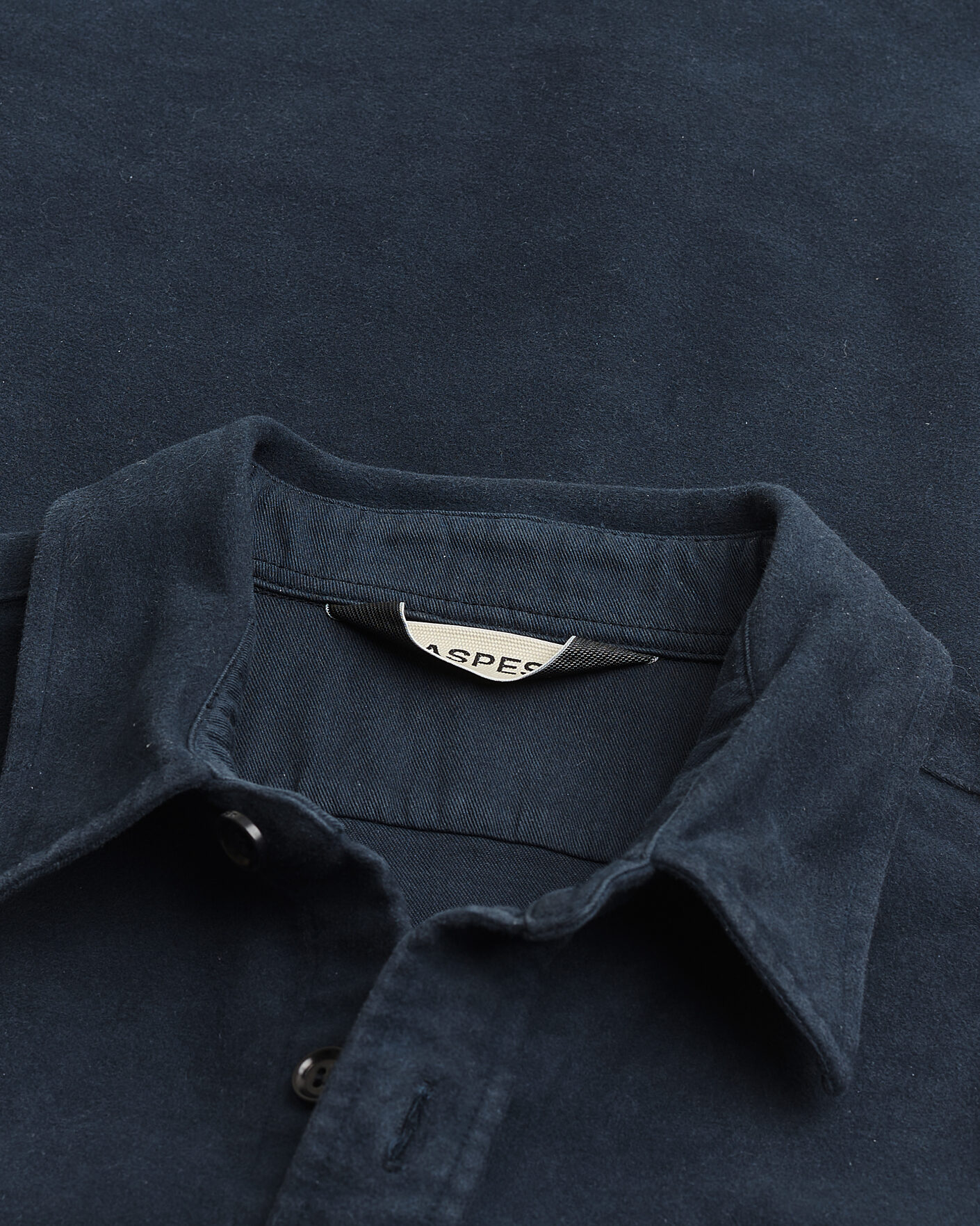 Men | Pre-owned Shirts | Pre-owned | Aspesi Moleskine Utility Shirt Navy XL