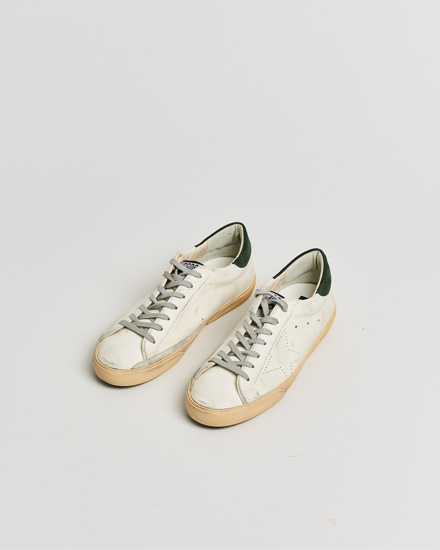 Men | Pre-owned Shoes | Pre-owned | Golden Goose Super-Star Sneakers White/Green 42