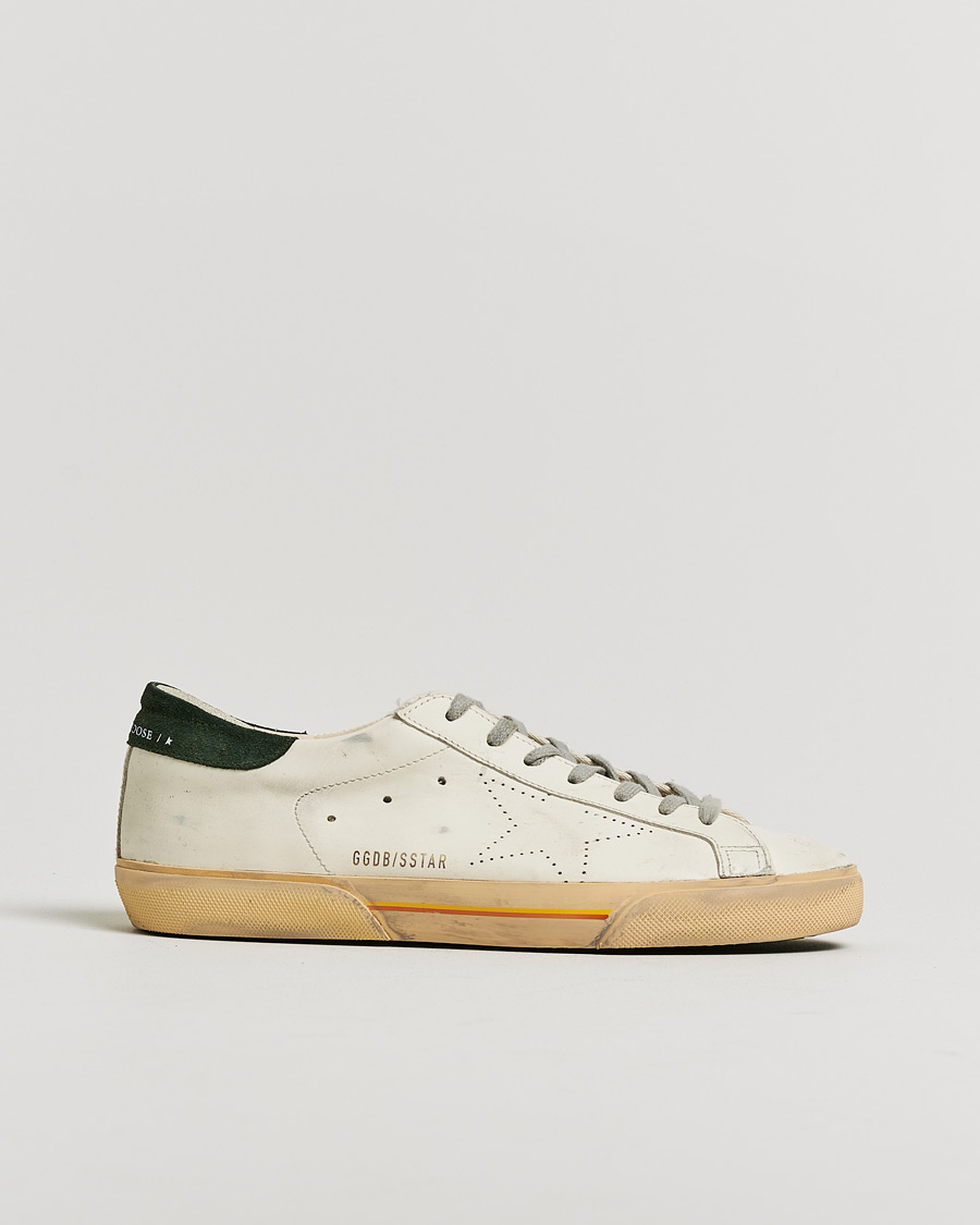 Men | Pre-owned Shoes | Pre-owned | Golden Goose Super-Star Sneakers White/Green 42