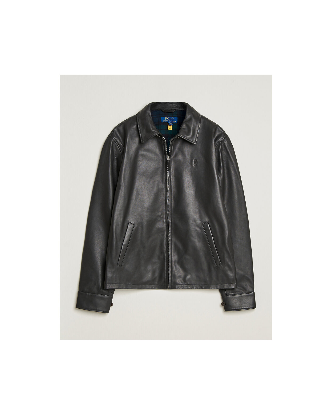 Men | Pre-owned Coats & Jackets | Pre-owned | Polo Ralph Lauren Maxwell Windbreaker Leather Jacket Polo Black L