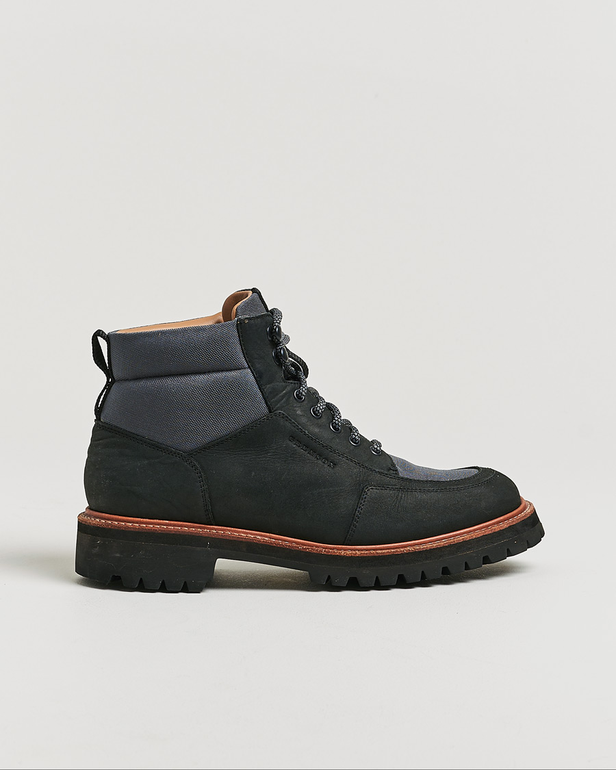 Men | Boots | Pre-owned | Grenson Fielding Hiking Boot Black/Grey UK7 - EU41