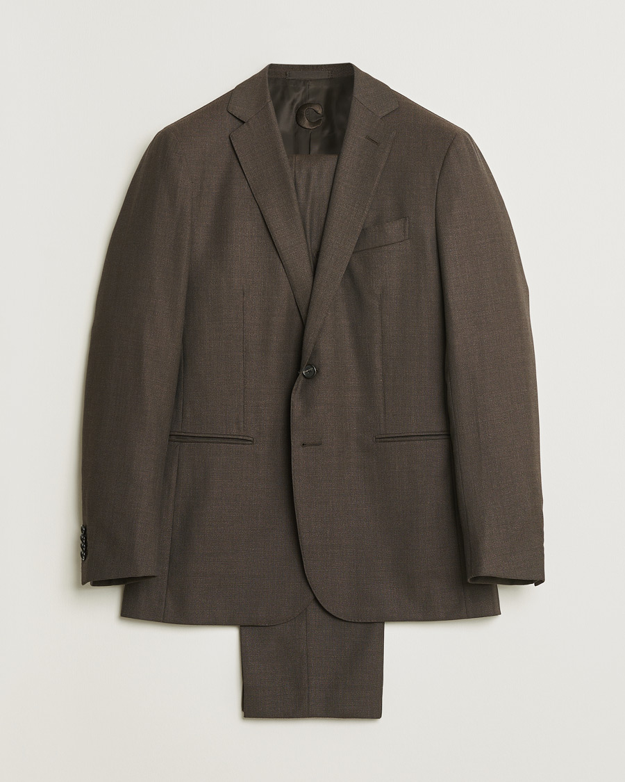 Men | Pre-owned Suits | Pre-owned | Caruso Wool & Cashmere Suit Brown 48