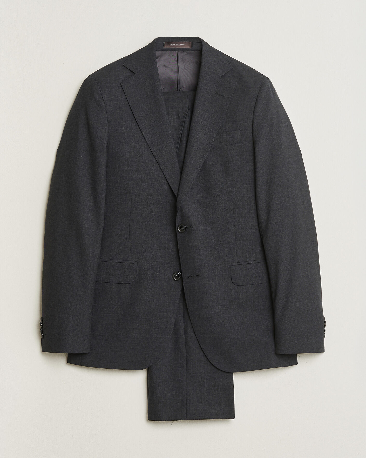 Men | Pre-owned Suits | Pre-owned | Oscar Jacobson Ego Wool Suit Dark Grey 46