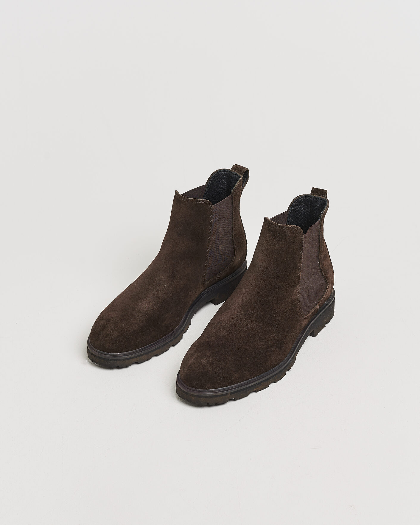 Men | Pre-owned Shoes | Pre-owned | UBR Thunder Chelsea Suede Boot Dark Brown 43