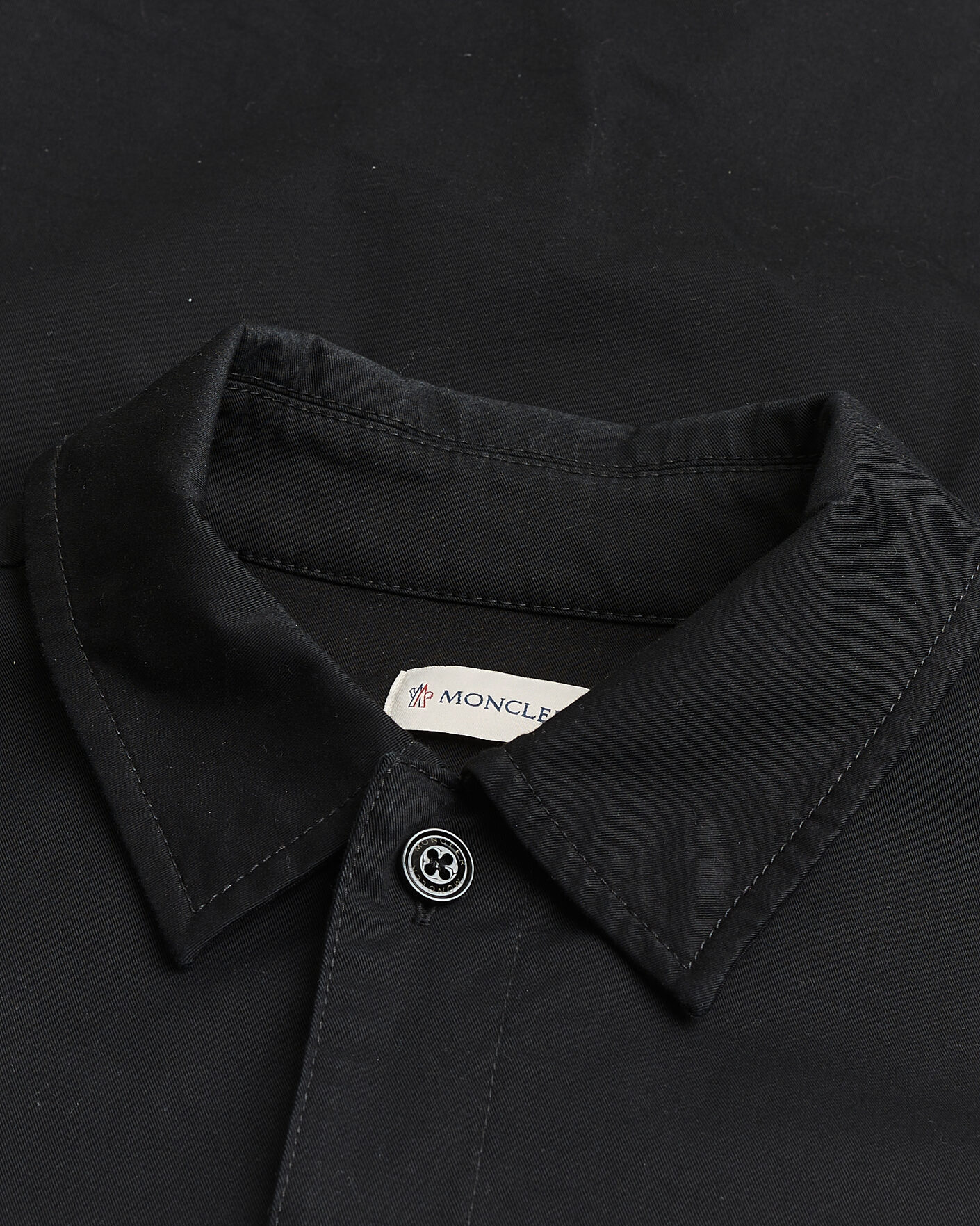 Men | Pre-owned Shirts | Pre-owned | Moncler Double Pocket Overshirt Black L