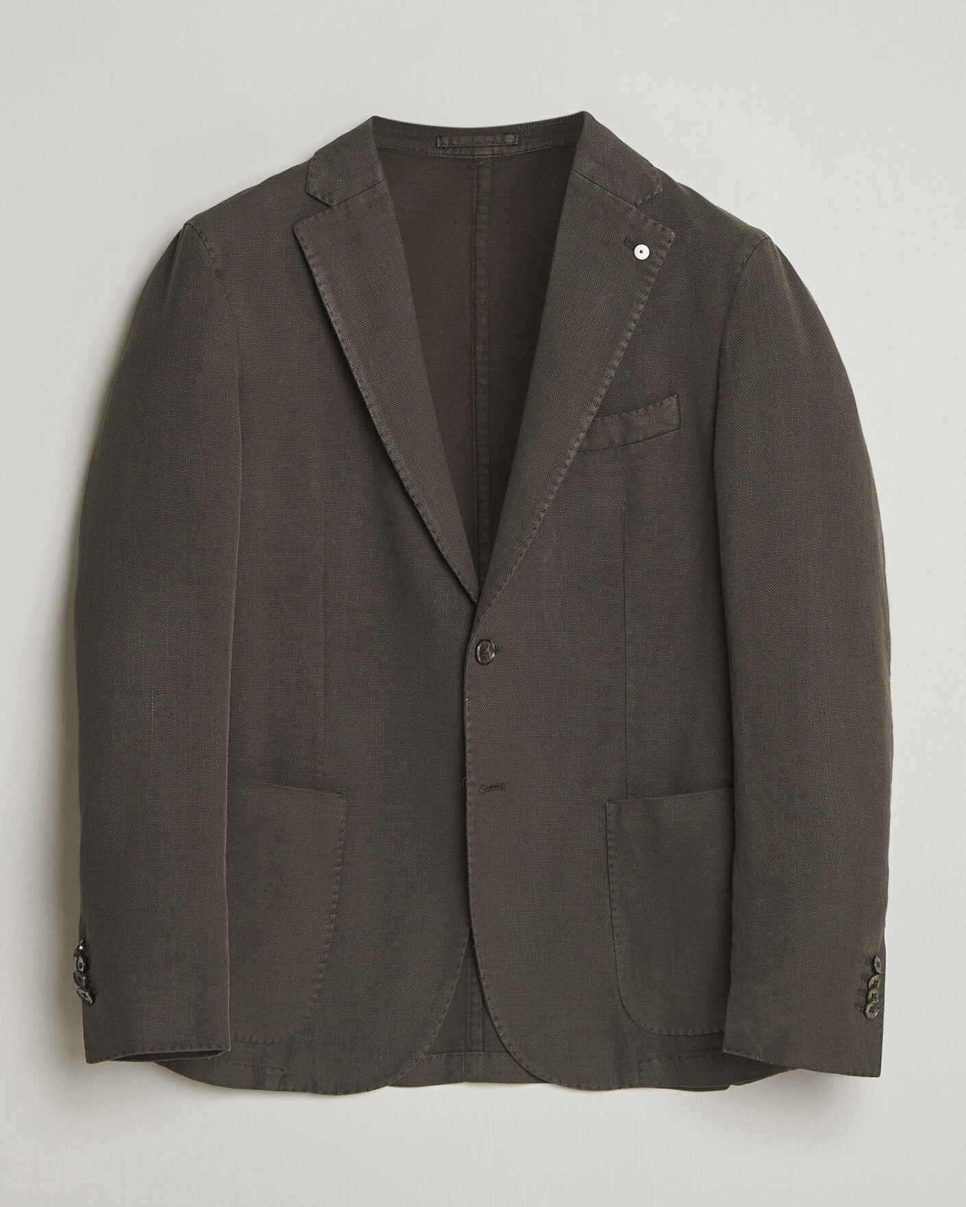 Men | L.B.M. 1911 Jack Regular Fit Structured Cotton Blazer Brown 50 | Pre-owned | L.B.M. 1911 Jack Regular Fit Structured Cotton Blazer Brown 50