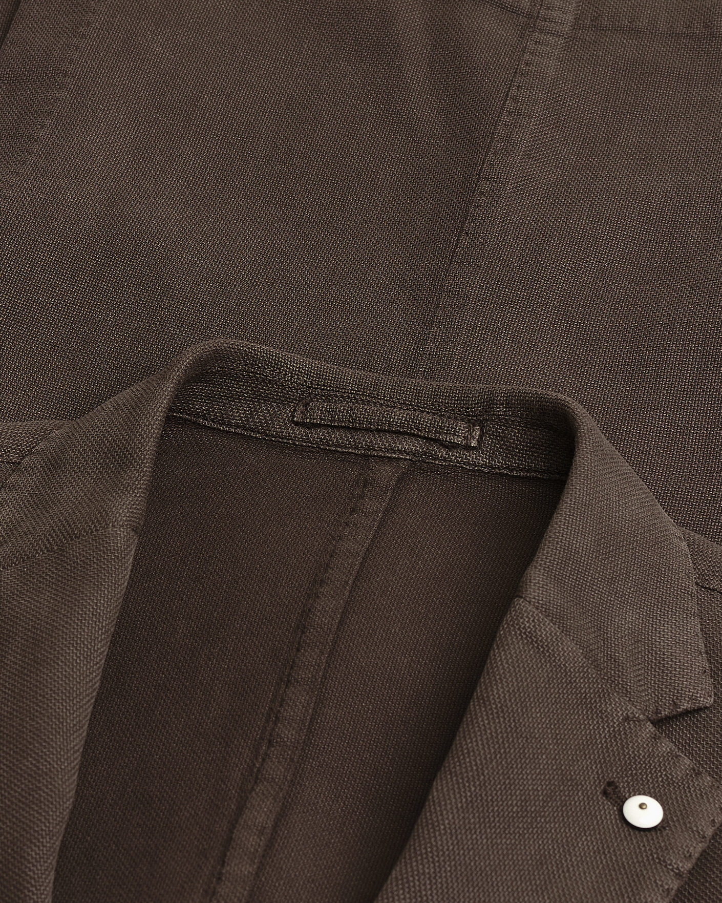 Men | Pre-owned Blazers | Pre-owned | L.B.M. 1911 Jack Regular Fit Structured Cotton Blazer Brown 50