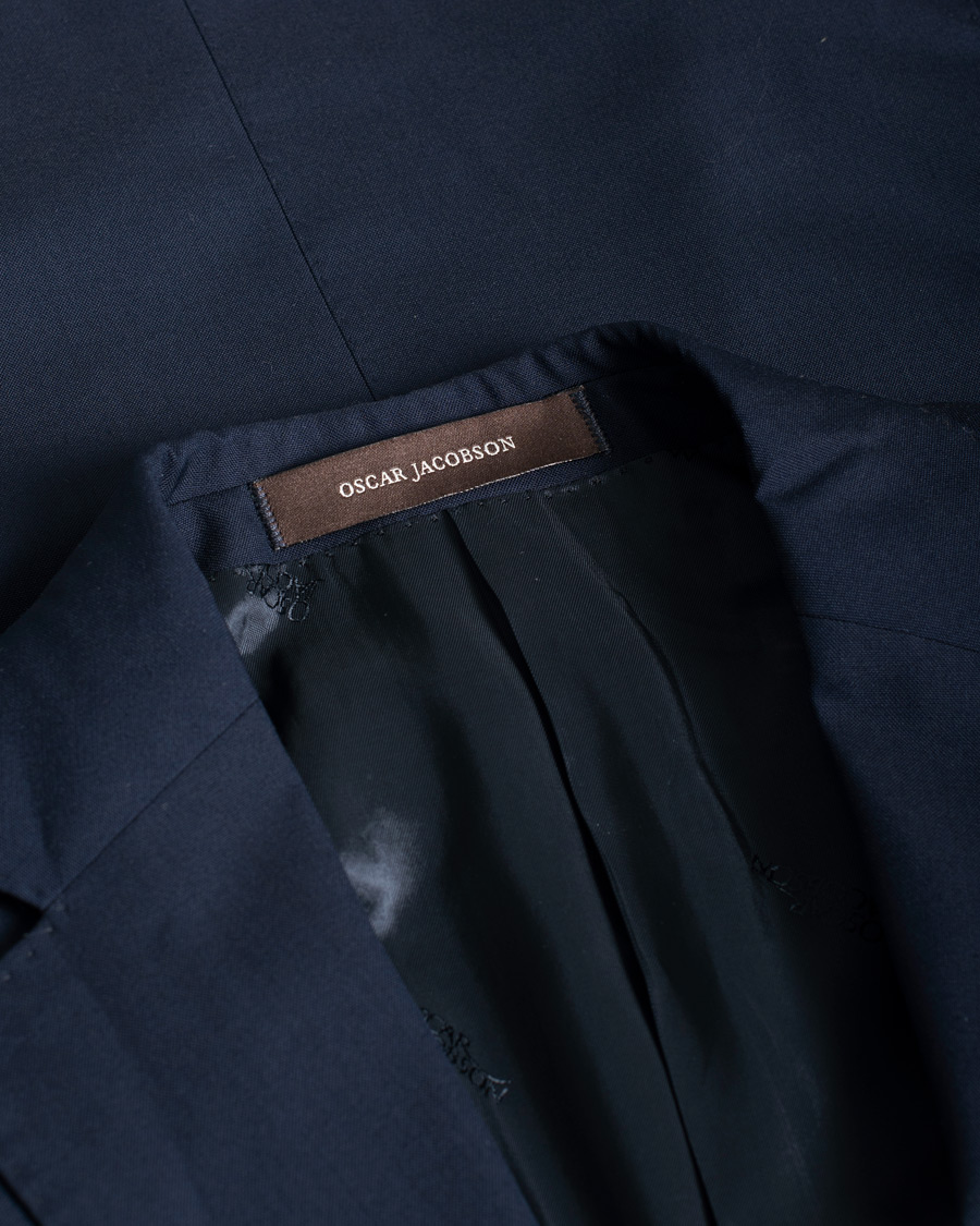 Men | Oscar Jacobson Edmund Wool Suit Blue | Pre-owned | Oscar Jacobson Edmund Wool Suit Blue