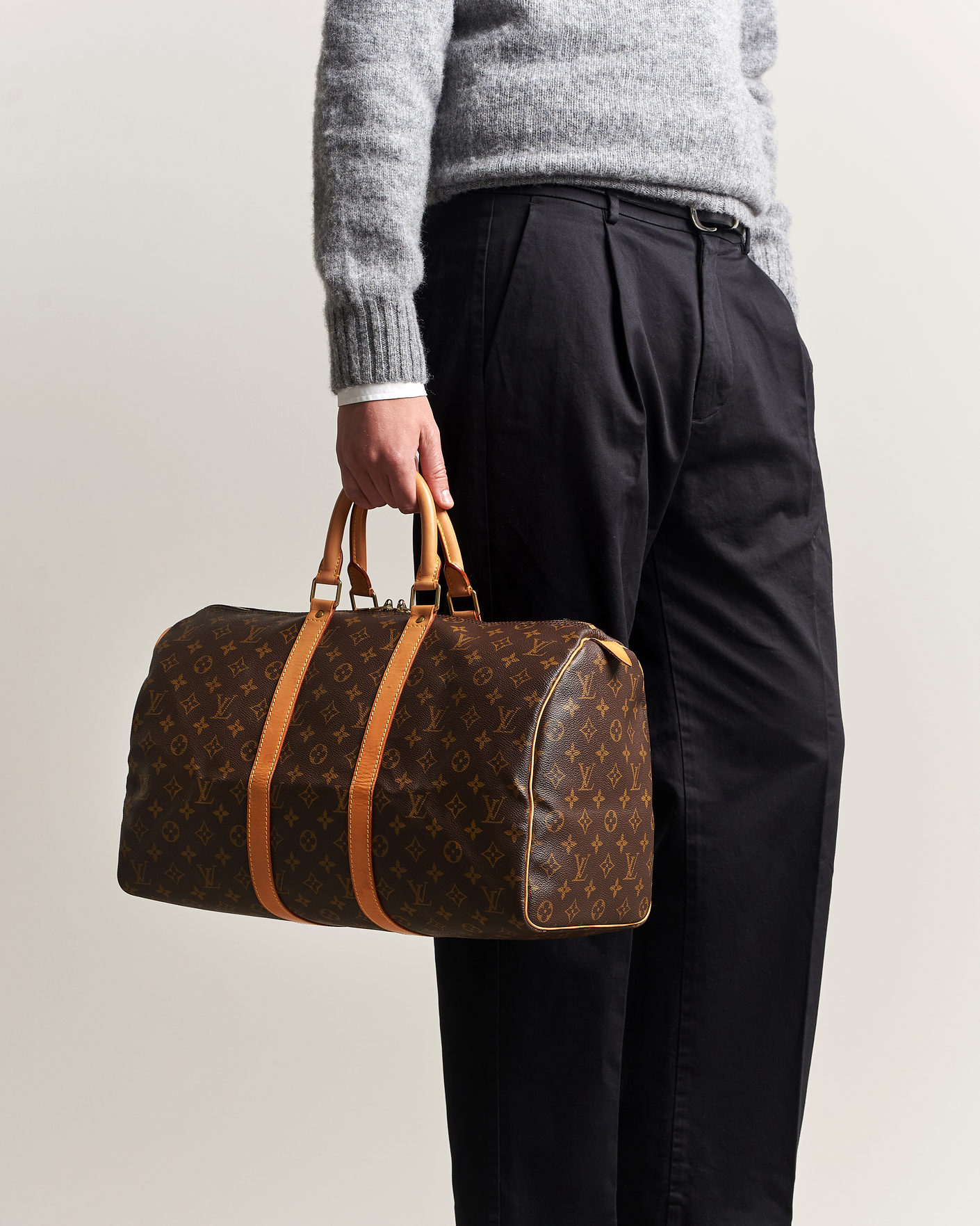 Men | Pre-Owned & Vintage Bags | Louis Vuitton Pre-Owned | Keepall 45 Monogram