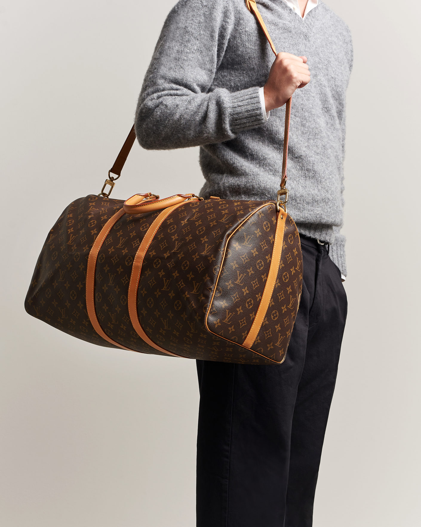 Louis Vuitton Pre-Owned Keepall Bandouliére 55 Monogram at