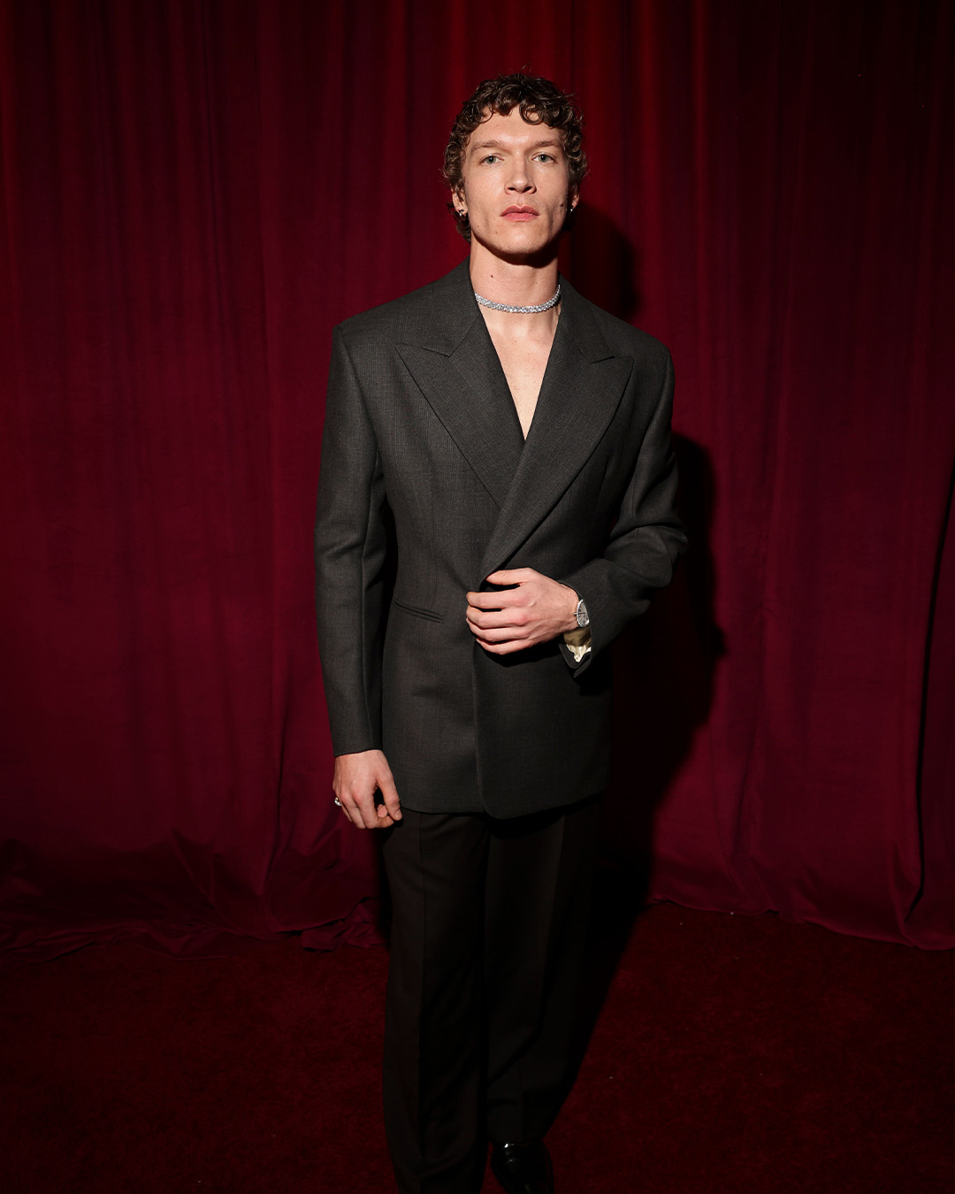 Cowboy boots, baseball cap, and fur hats at the Actor Awards 2026